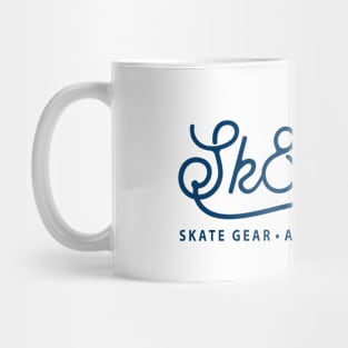 Sk8mates Logo Design Est 1986 Back Printed Design Mug